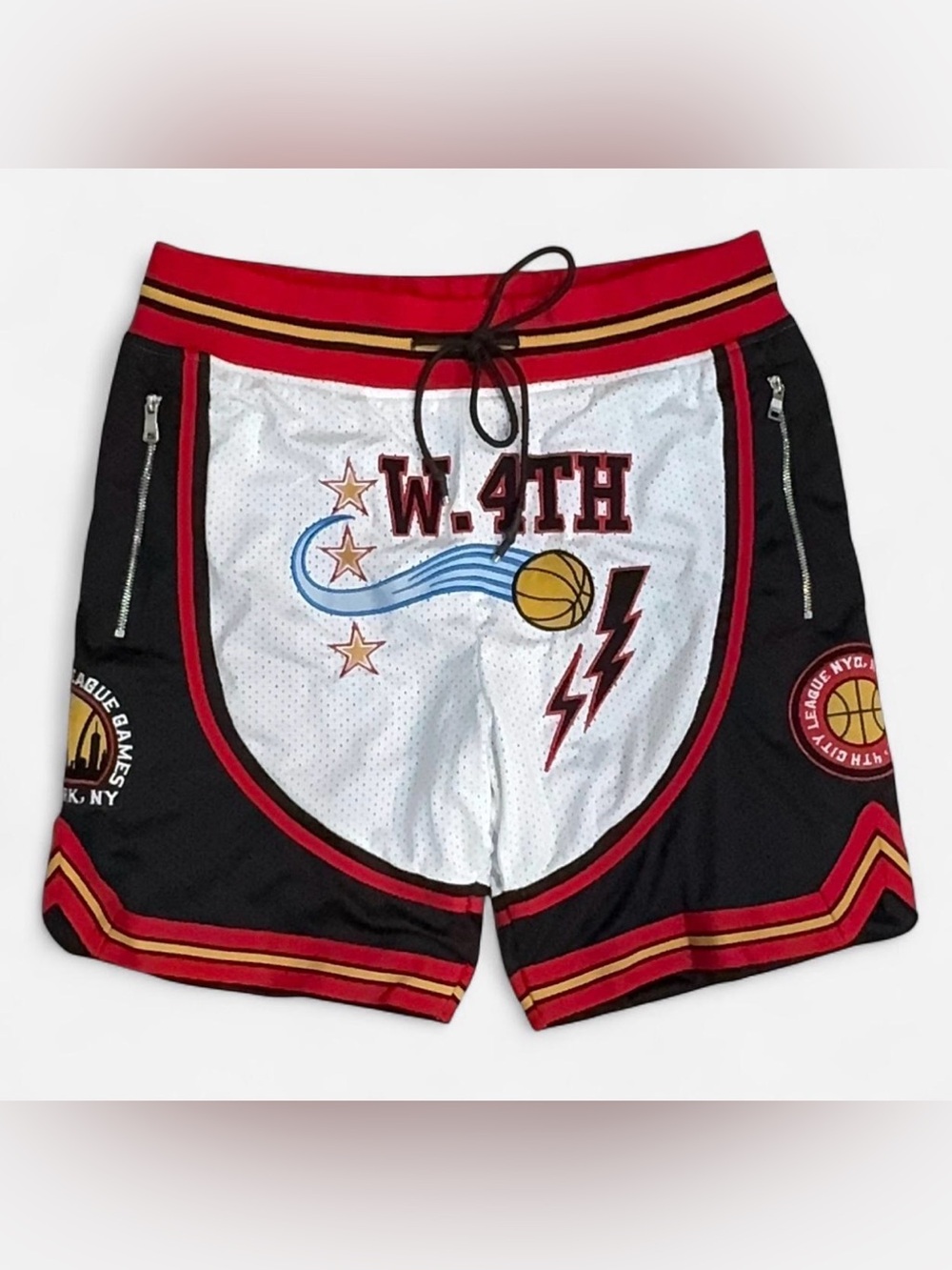 Retro Basketball Mesh Shorts Y2K Streetwear Jordan Craig NYC Men XL